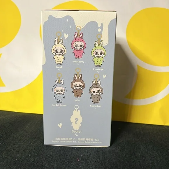 アイドル POP MART Exciting Macaron sea salt POP MART Labubu V1 Exciting Macaron The Monsters Sea Salt Coconut